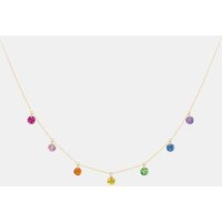 Collier Confetti – Rainbow – poids total 2ct approx. – or 18kt – La Brune & La Blonde