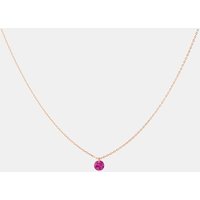 Collier Confetti – Rubis solitaire 0,30ct – or 18kt – La Brune & La Blonde