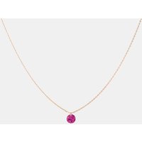 Collier Confetti – Rubis solitaire 0,50ct – or 18kt – La Brune & La Blonde