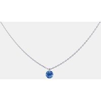 Collier Confetti – Saphir Bleu solitaire 0,30ct – or 18kt – La Brune & La Blonde