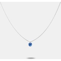 Collier Confetti – Saphir Bleu solitaire 0,50ct – or 18kt – La Brune & La Blonde