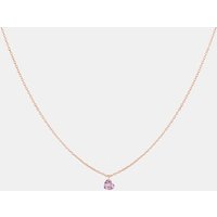Collier Confetti – Saphir rose c?ur 0,50ct – or 18kt – La Brune & La Blonde