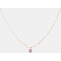 Collier Confetti – Saphir rose solitaire 0,50ct – or 18kt – La Brune & La Blonde