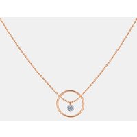 Collier Excentrique – diamant 0,22ct – or 18kt – La Brune & La Blonde