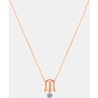 Collier Lily – diamant 0,15ct – or 18kt – La Brune & La Blonde