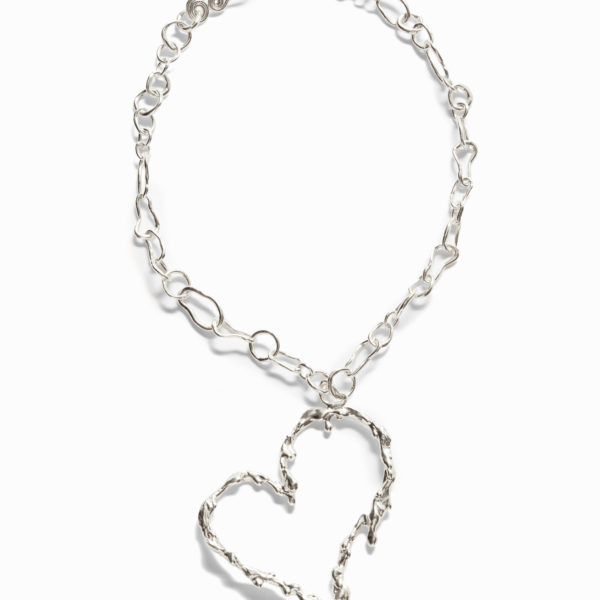 Collier cœur plaqué argent Zalio – Desigual