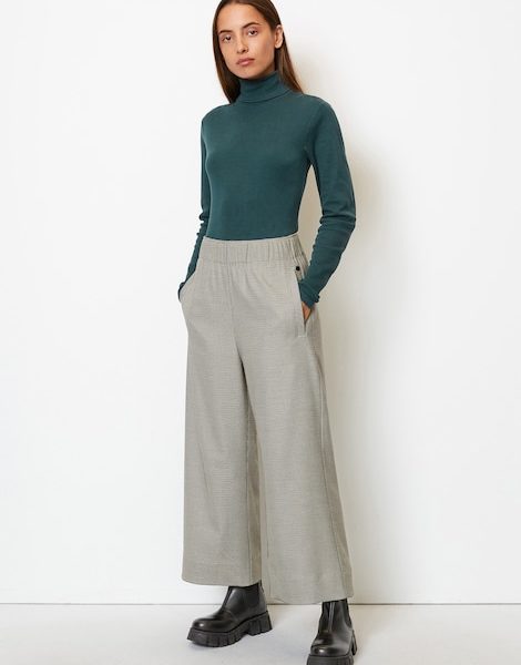 Culotte pied-de-poule relaxed - Marc O'Polo
