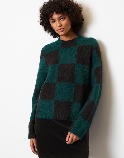 Doux pull à damier oversize - Marc O'Polo