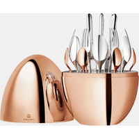 Ensemble pour 6 personnes (24 pièces) Rose Gold en métal argenté avec écrin – MOOD PRECIOUS – Christofle