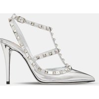 Escarpins Rockstud effet miroir en cuir – Valentino Garavani