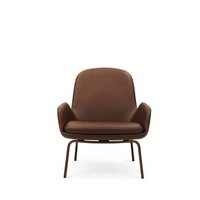 Fauteuil Era avec structure en bois – Noix/ Tango cuir 41598 – Normann Copenhagen