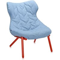 Fauteuil Foliage – rouge – Trevira orange – Kartell