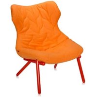 Fauteuil Foliage – rouge – laine orange – Kartell