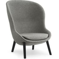 Fauteuil Hyg Lounge haut  – noir – Normann Copenhagen