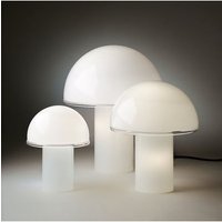 Grande lampe de table Onfale Ø36 cm en verre opale blanc – Design Bestseller