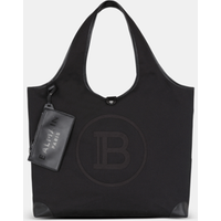 Grocery Bag en toile et cuir – Balmain