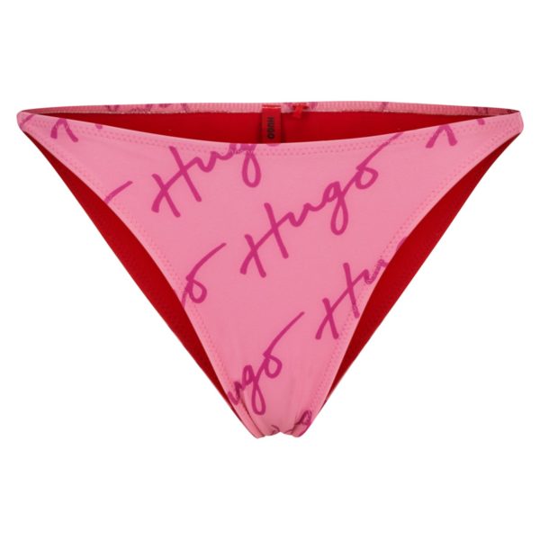 Bas de bikini à séchage rapide avec logos manuscrits – Hugo Boss