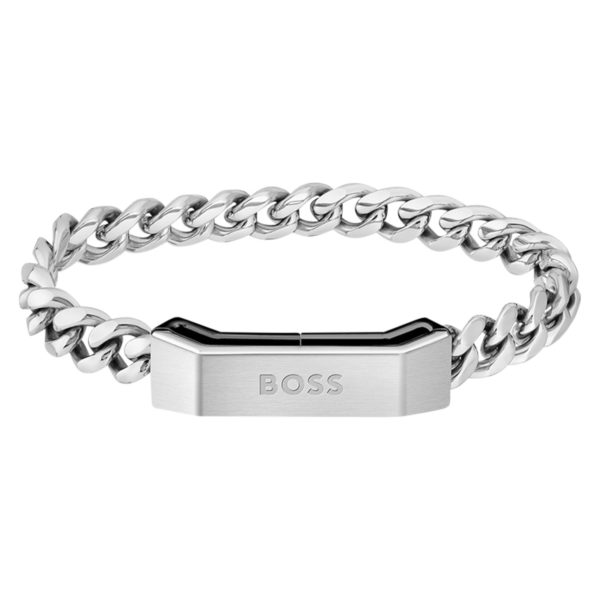 Bracelet à chaîne avec fermoir magnétique logoté: Medium – Hugo Boss