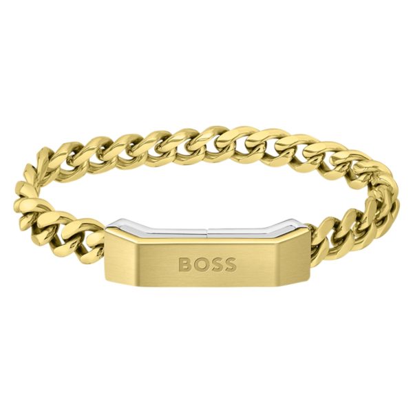 Bracelet chaîne avec fermoir magnétique logoté: Small – Hugo Boss