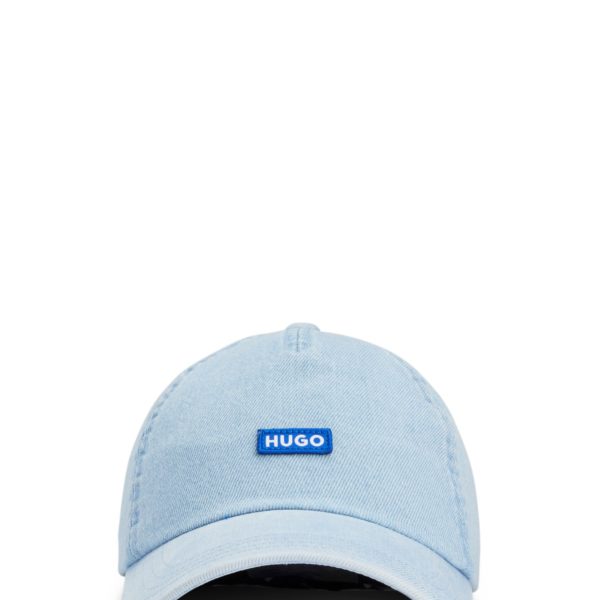 Casquette en denim lavé avec logo bleu – Hugo Boss