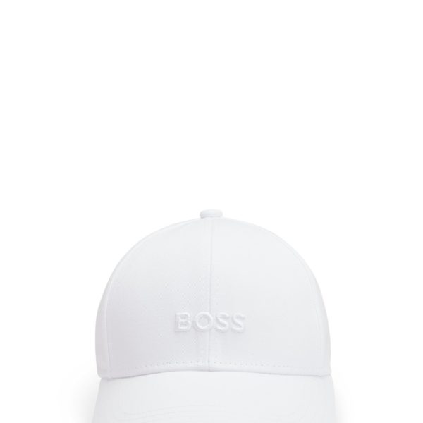 Casquette en twill de coton à six panneaux et à logo brodé – Hugo Boss