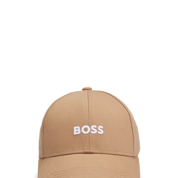 Casquette en twill de coton à six panneaux et à logo brodé – Hugo Boss