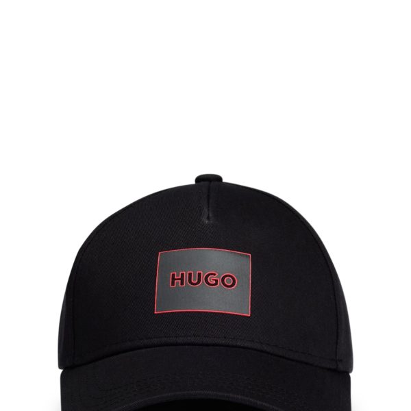 Casquette en twill de coton avec étiquette logo – Hugo Boss