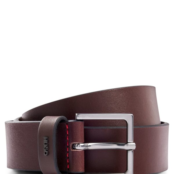 Ceinture en cuir avec passant logoté – Hugo Boss