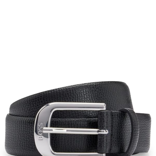 Ceinture en cuir italien avec boucle logo – Hugo Boss