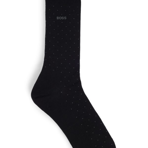 Chaussettes mi-mollet en coton mercerisé mélangé – Hugo Boss