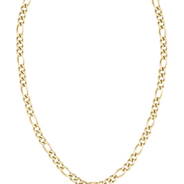 Collier chaîne figaro dorée avec maillon logoté – Hugo Boss