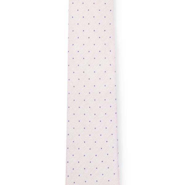 Cravate en lin et coton à pois imprimés – Hugo Boss