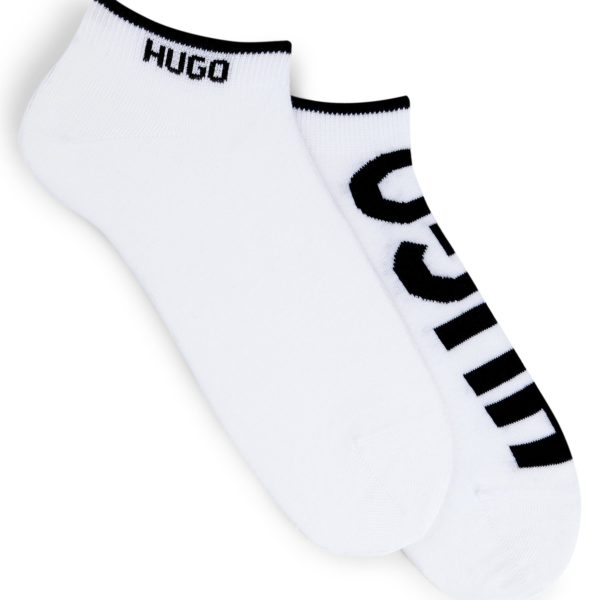 Lot de deux paires de chaussettes basses en coton mélangé – Hugo Boss