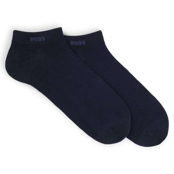 Lot de deux paires de chaussettes basses en tissu stretch – Hugo Boss