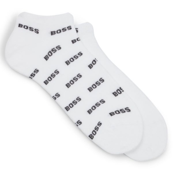 Lot de deux paires de chaussettes longueur cheville avec logo – Hugo Boss
