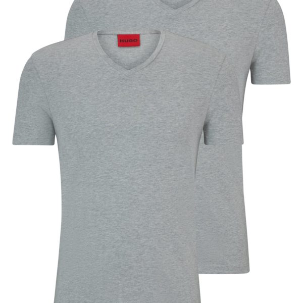 Lot de deux t-shirts Slim Fit en coton stretch – Hugo Boss