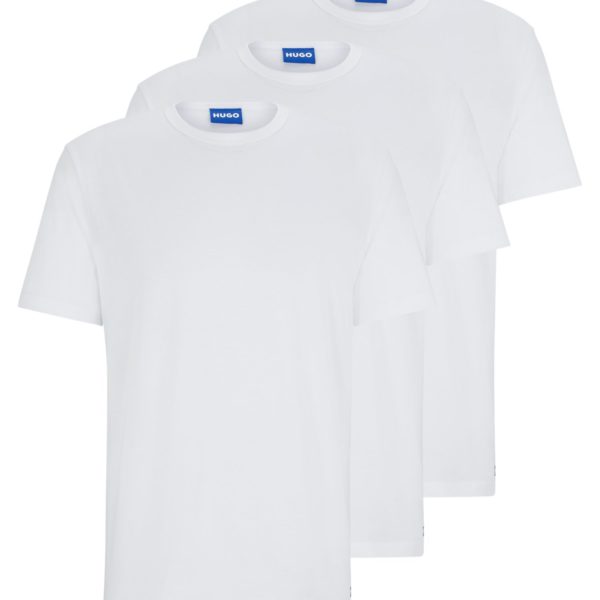 Lot de trois t-shirts en jersey de coton avec logos – Hugo Boss
