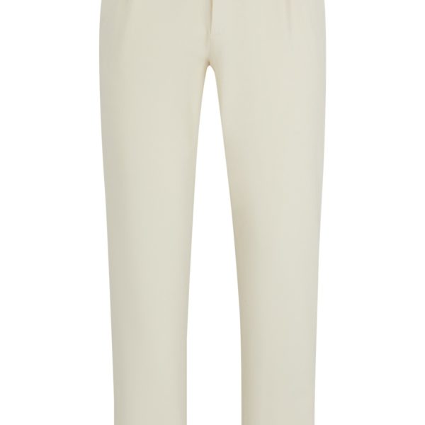 Pantalon Regular Fit en coton stretch structuré – Hugo Boss