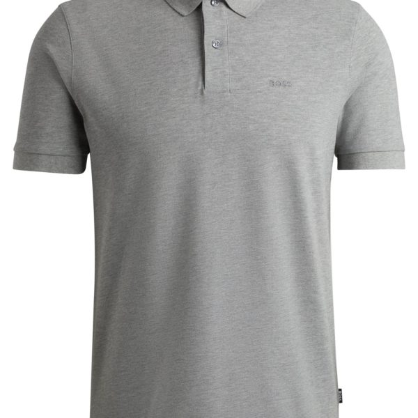 Polo Pallas en piqué de coton avec détails logotés – Hugo Boss
