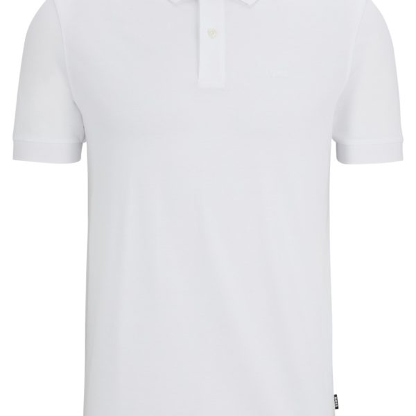 Polo Pallas en piqué de coton avec détails logotés – Hugo Boss