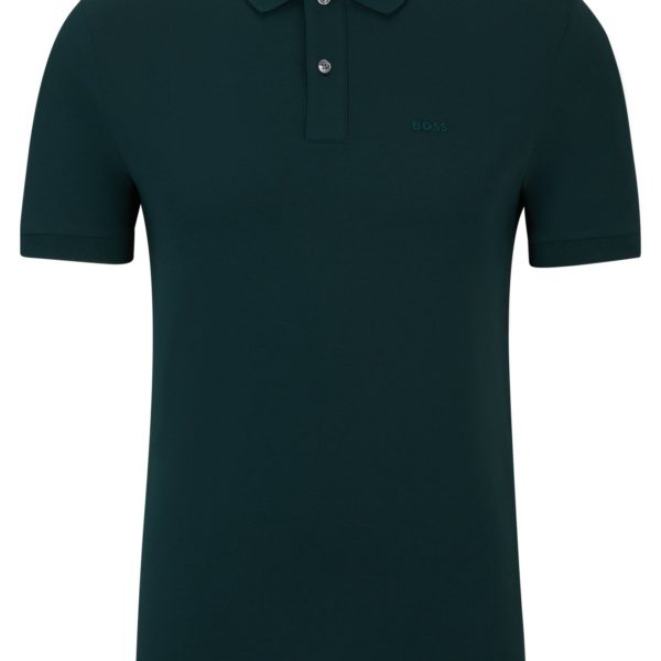 Polo Regular en coton avec logo brodé – Hugo Boss