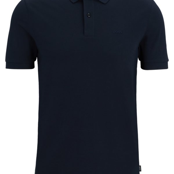 Polo Pallas en piqué de coton avec détails logotés – Hugo Boss
