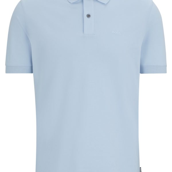 Polo Pallas en piqué de coton avec détails logotés – Hugo Boss