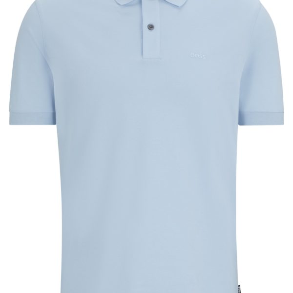 Polo Regular en coton avec logo brodé – Hugo Boss