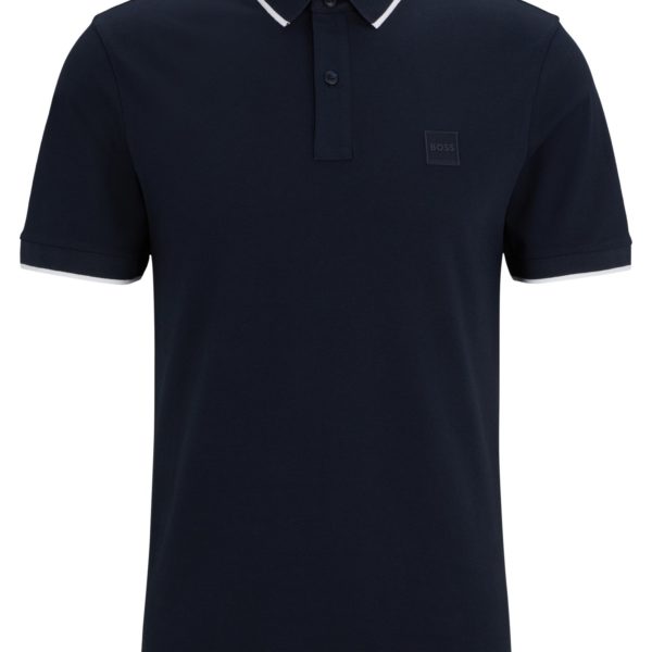 Polo Slim en piqué de coton stretch délavé – Hugo Boss