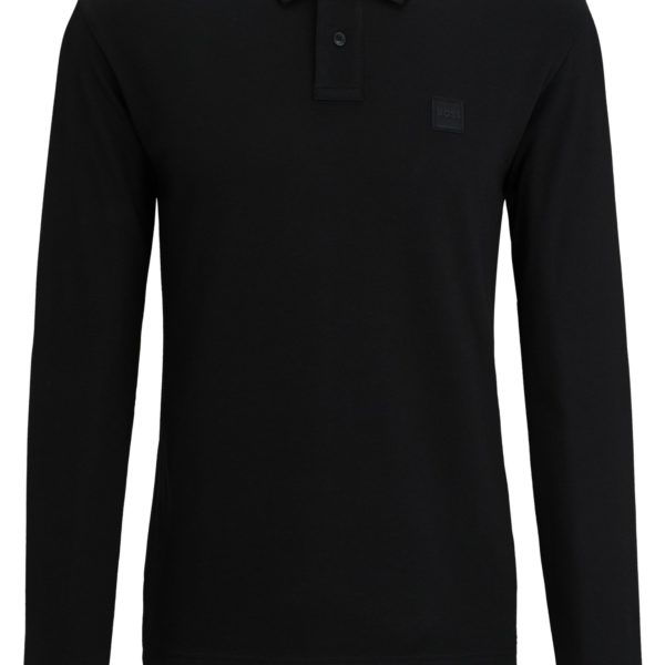 Polo Slim en coton stretch à patch logoté – Hugo Boss