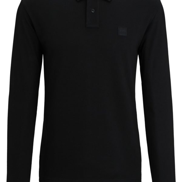 Polo Slim en coton stretch à patch logo – Hugo Boss