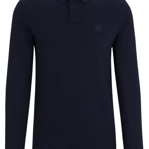 Polo Slim en coton stretch à patch logo – Hugo Boss