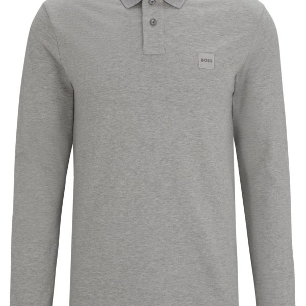 Polo Slim en coton stretch à patch logoté – Hugo Boss