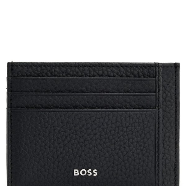 Porte-cartes en cuir italien avec lettres logo – Hugo Boss